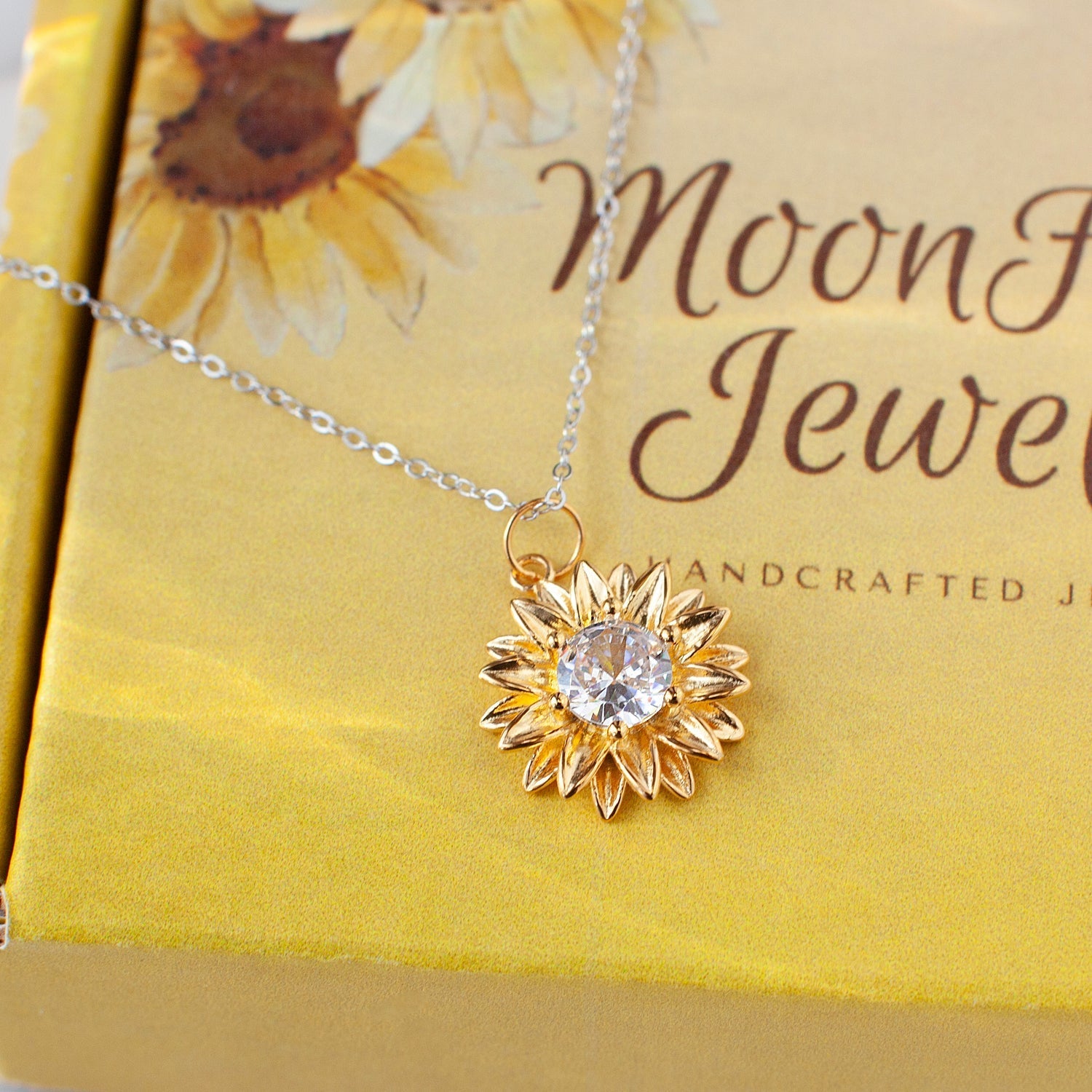 Sunflower Necklace