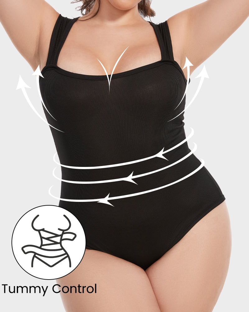 The Aria Square-Neck Bodysuit