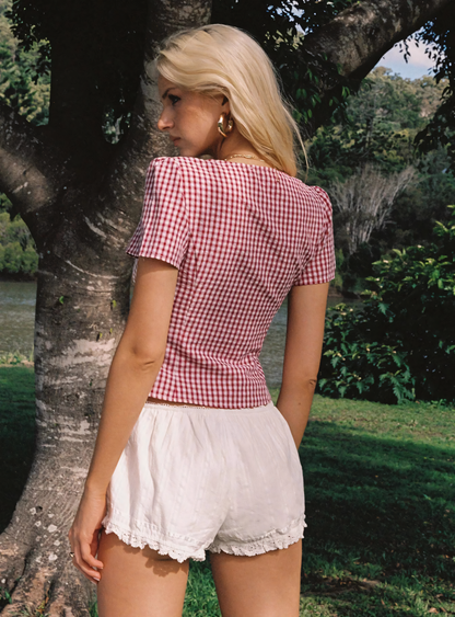 WaistHug™ V-Neck Blouse