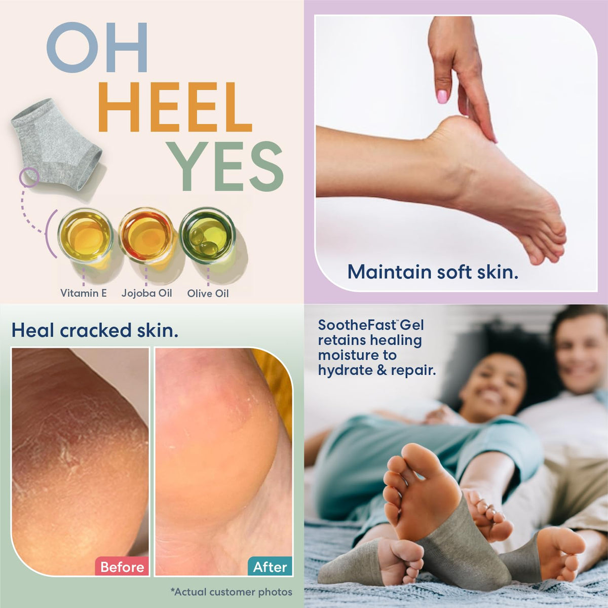 Dr. Frederick's Original Moisturizing Heel Socks