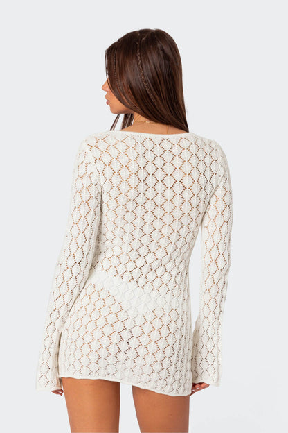 La Sirena® Crochet Mini Dress