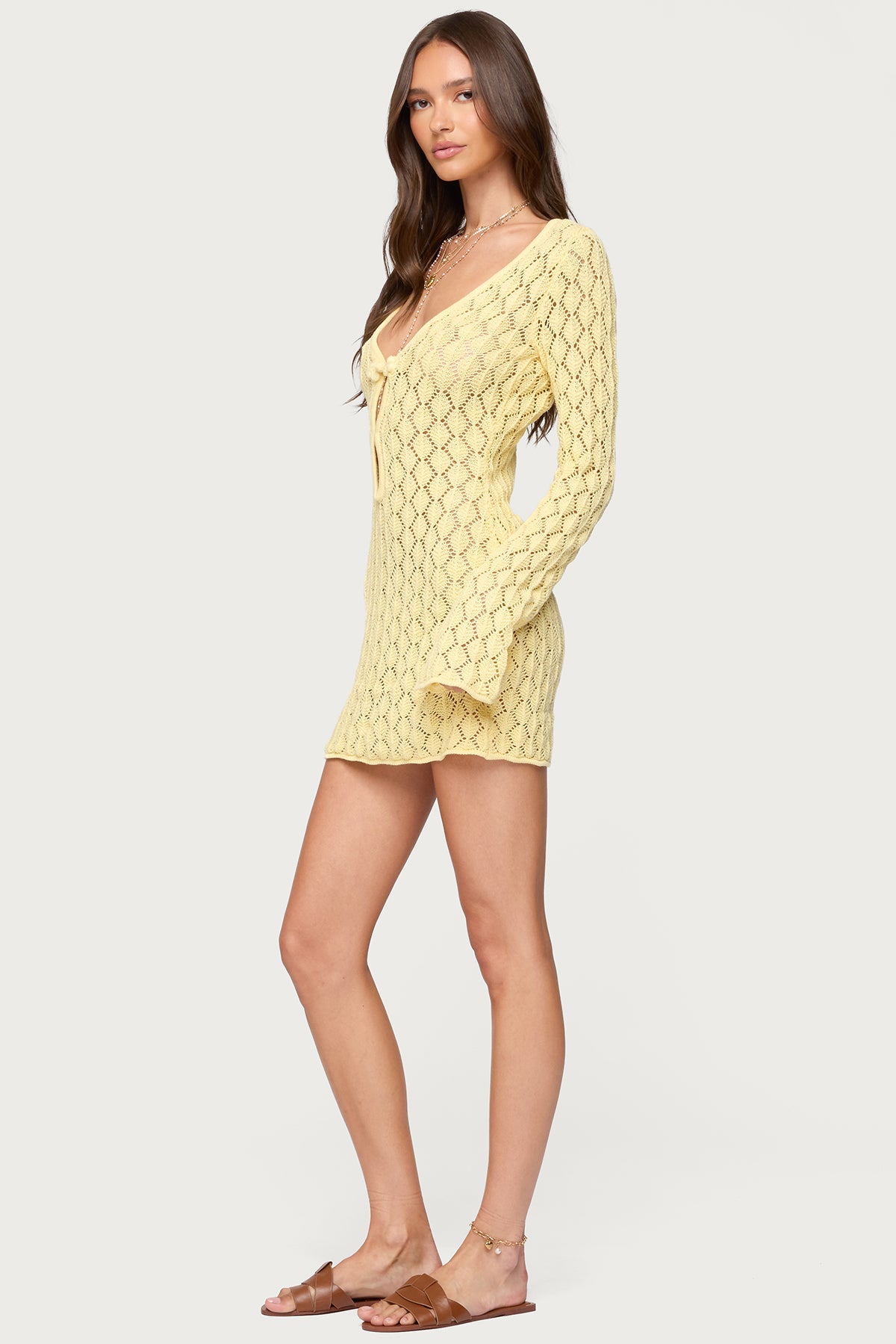 La Sirena® Crochet Mini Dress