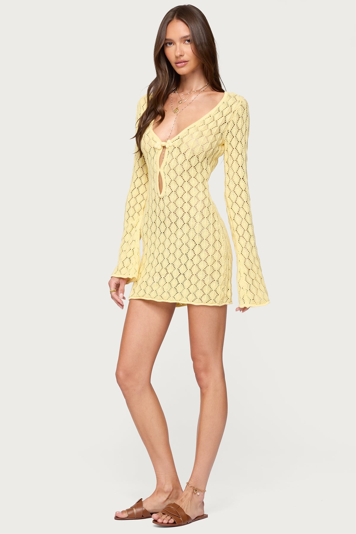 La Sirena® Crochet Mini Dress