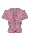 Glam Gingham Blouse