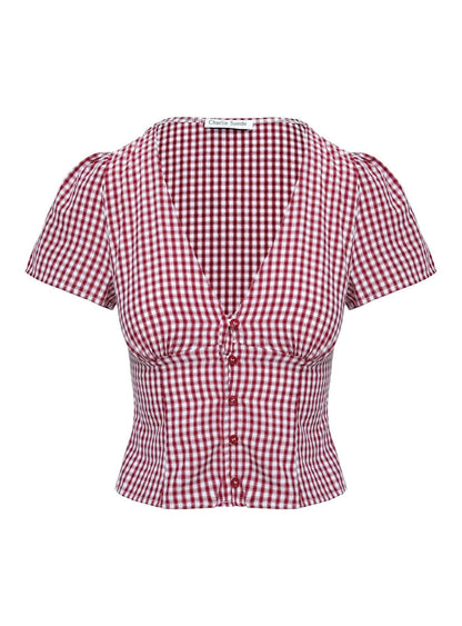 WaistHug™ V-Neck Blouse