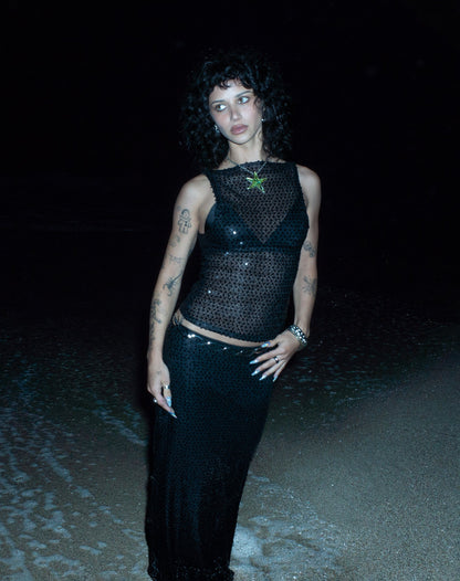 Moonlit Mirage Top