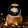 SolarGlow™ Crystal Globe Lamp
