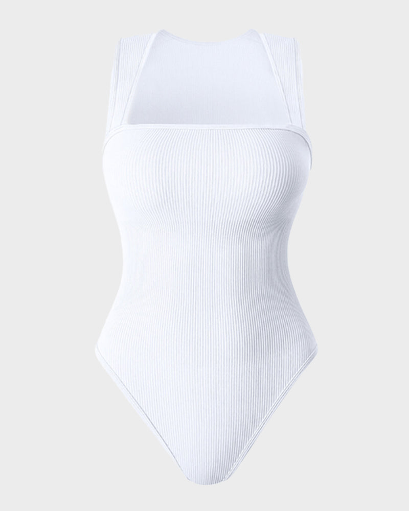 The Aria Square-Neck Bodysuit